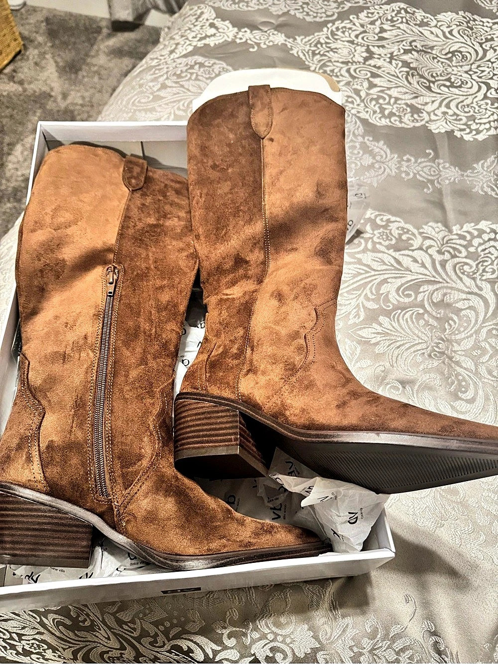 Dolce Vita Greva Heeled Boots in Brown New, never worn